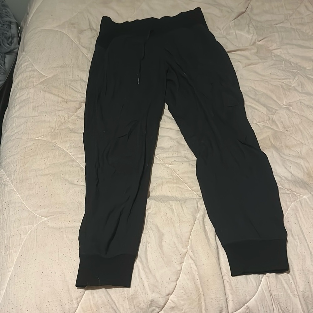 Black Lululemon Dance Studio Joggers Size 6 28” inch